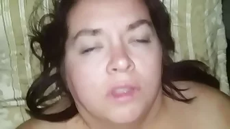 Sexy BBW Uses Dildo and Gets Fucked