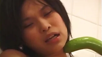 Thai Series Teen Emma Cucumber Masturbation