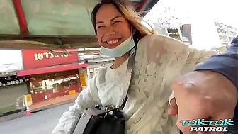 Thai MILF with blonde hair and soft cute ass picked up by horny white tourist